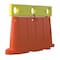 Vestil Barricade, Virgin Polyethylene with UV Stabilizer, 15.125 Height, 70 Length, 8, Yellow BCD-76-EX12-YL - alternate 6